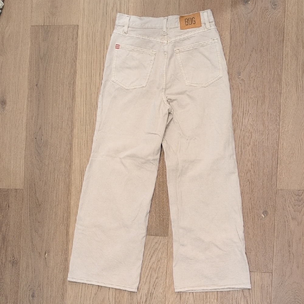 BDG Cream Wide-Leg Pants - Picture 4 of 4